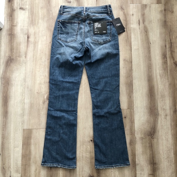 Silver Jeans, Avery, Slim, Bootcut, Curvy Fit, High Rise, Indigo Size 27/31, NEW - Picture 4 of 16